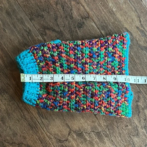 Handmade Colorful Crocheted Dog Sweater - Picture 3 of 6